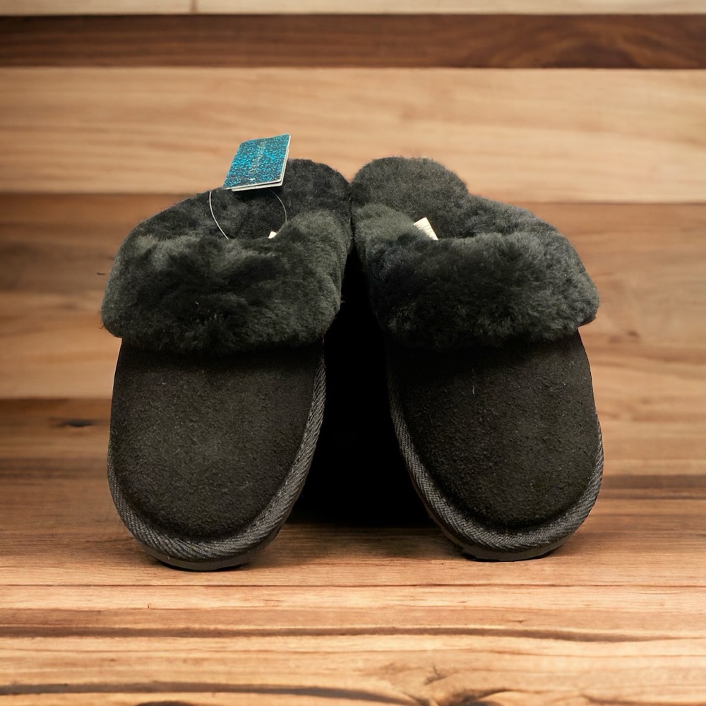 Emu Jolie slippers sheepskin,NWT, Black, size 5